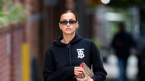 Irina Shayk’s Preppy Burberry Makes For A Grade